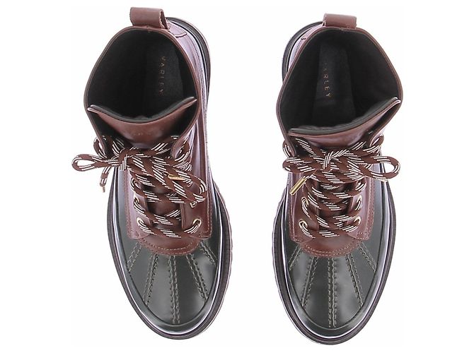 Autre Marque Bordeaux Schnürstiefeletten Braun - Ansicht 6