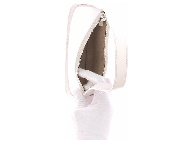 The row Borsa a mano bianca "Half moon" Bianco - vista 6