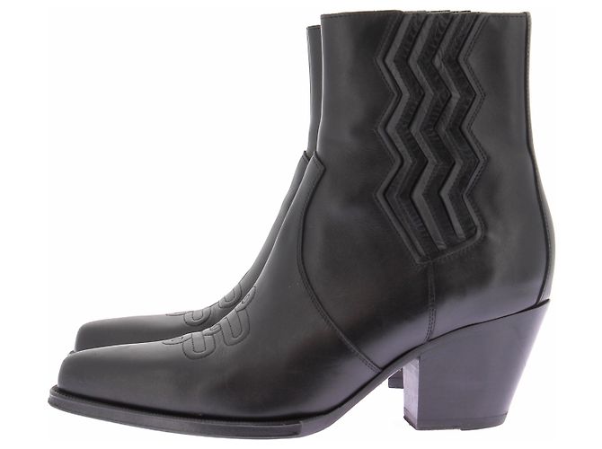 Hermès Botas Santiag "Vegas" pretas Preto - vista 3