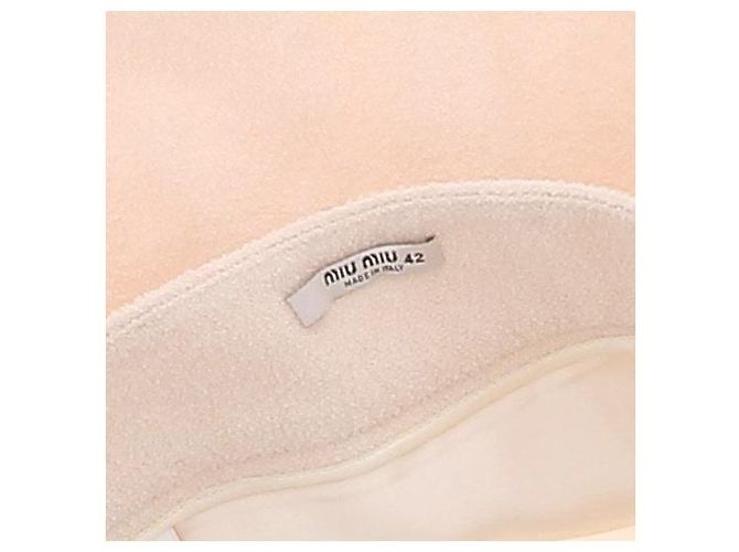Miu Miu weißer Wollrock Größe 42 - Ansicht 6
