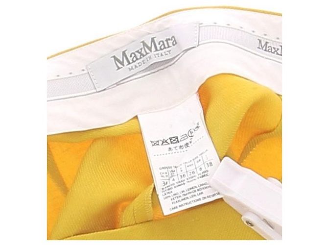 Autre Marque Pantaloncini gialli MAX MARA WEEKEND Giallo - vista 5