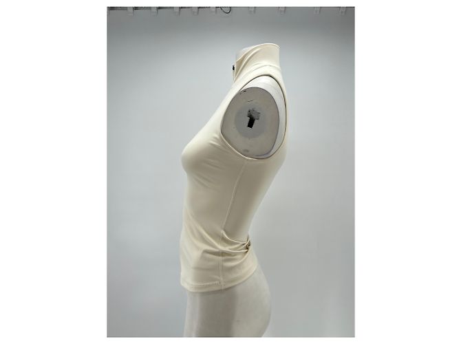 Autre Marque Top blanco BECAUSE OF ALICE - vista 4