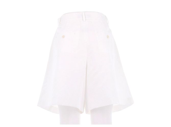 Autre Marque MAX MARA WEEKEND Shorts aus weißer Baumwolle Größe 34 - Ansicht 2