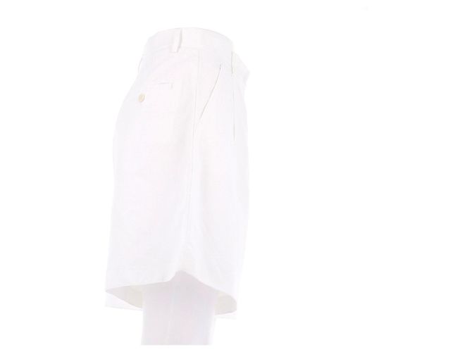 Autre Marque MAX MARA WEEKEND Shorts aus weißer Baumwolle Größe 34 - Ansicht 4