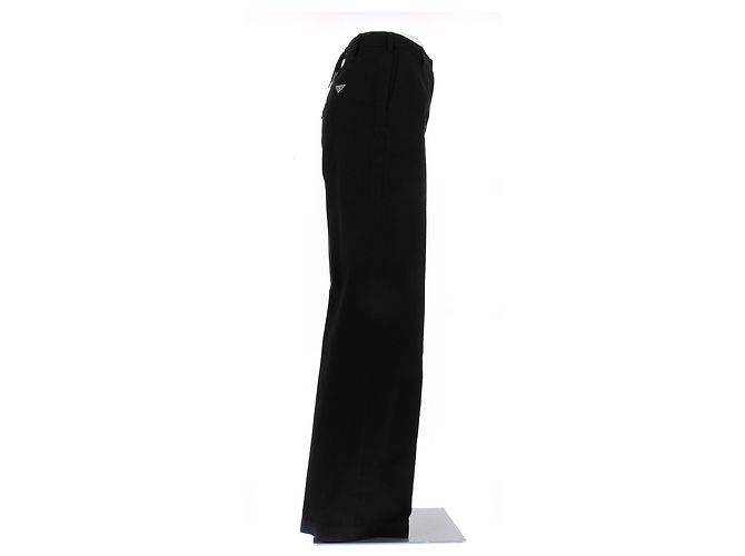 Prada Pantalón de algodón negro - vista 3
