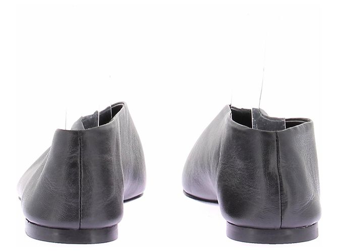 Autre Marque Bailarinas negras de cuero Negro - vista 3