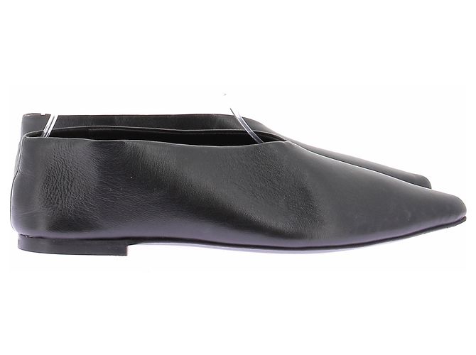 Autre Marque Bailarinas negras de cuero Negro - vista 4