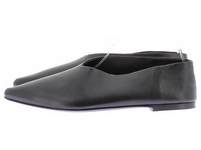 Autre Marque Bailarinas negras de cuero Negro - vista 5