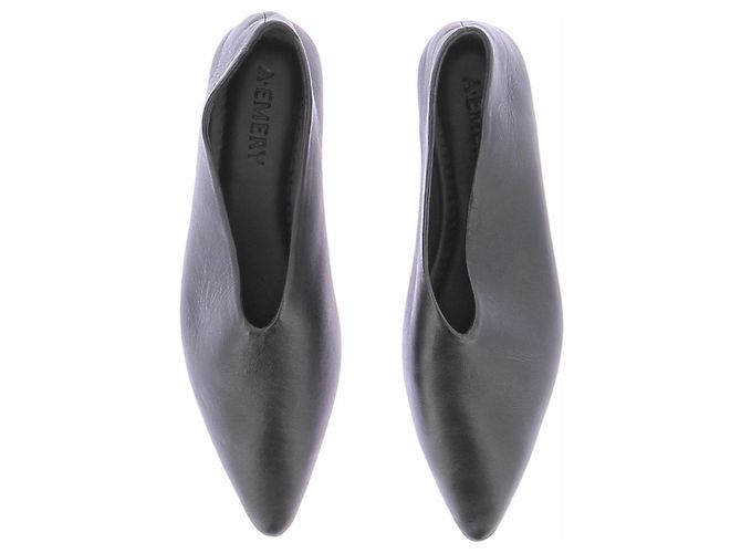 Autre Marque Bailarinas negras de cuero Negro - vista 6