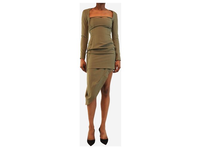 Jacquemus Grünes La Montagne Kleid - Größe UK 6 - Ansicht 3