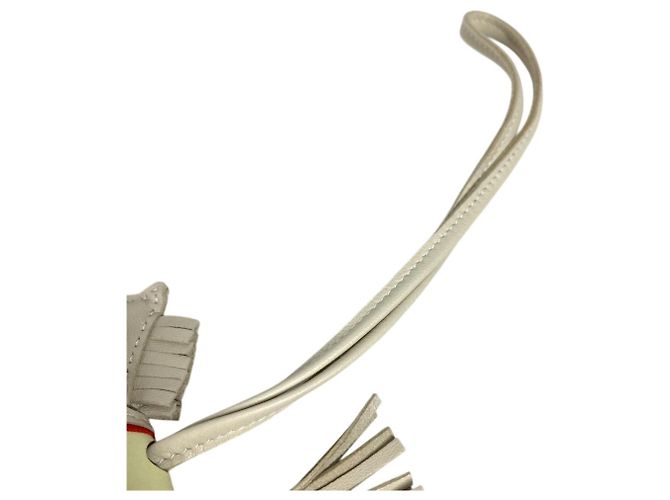 Hermès HERMES Cheval Rodeo Coeur PM Accessorio per borsa / Portachiavi Bianco Giallo - vista 4