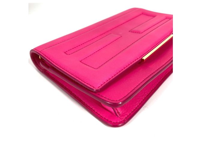 Fendi Pink Chain Schultergeldbörse - Ansicht 13
