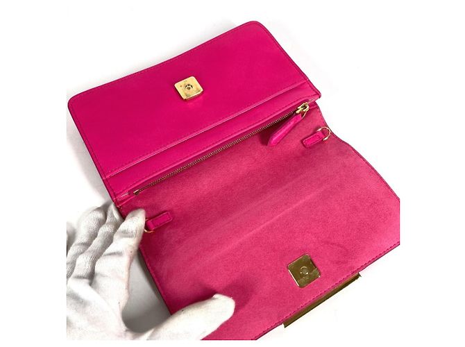 Fendi Pink Chain Schultergeldbörse - Ansicht 5