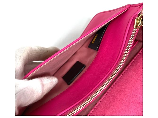 Fendi Pink Chain Schultergeldbörse - Ansicht 9