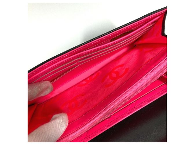 Chanel Cambon Line Long Wallet Schwarz - Ansicht 10