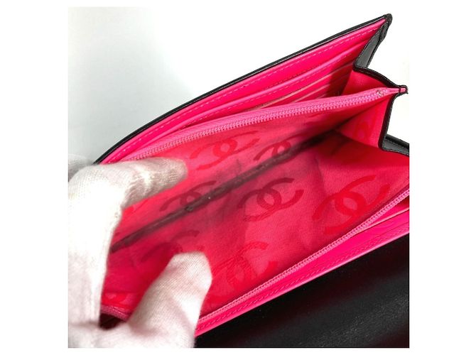 Chanel Cambon Line Long Wallet Schwarz - Ansicht 12