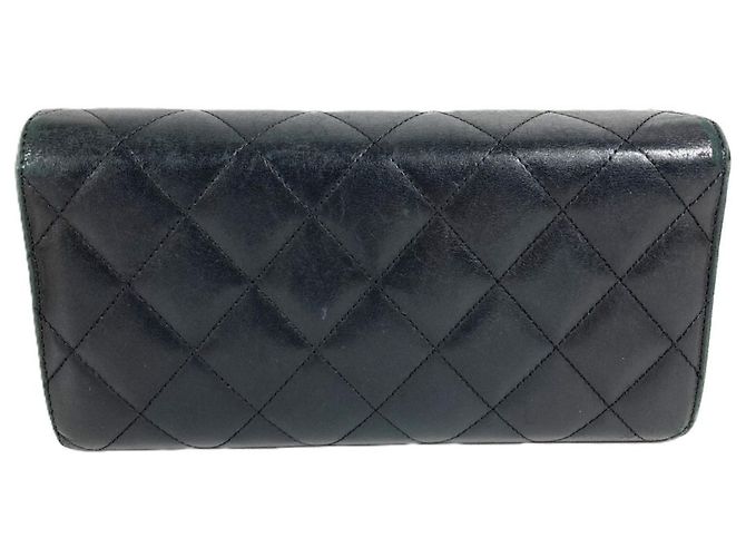 Chanel Cambon Line Long Wallet Schwarz - Ansicht 2