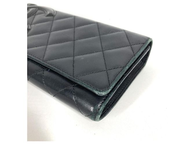 Chanel Cambon Line Long Wallet Schwarz - Ansicht 6