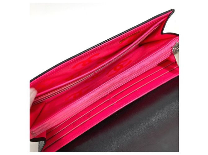 Chanel Cambon Line Long Wallet Schwarz - Ansicht 9