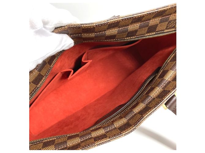 Borsa Tote Louis Vuitton Damier Luco Marrone Damier ebene - vista 11