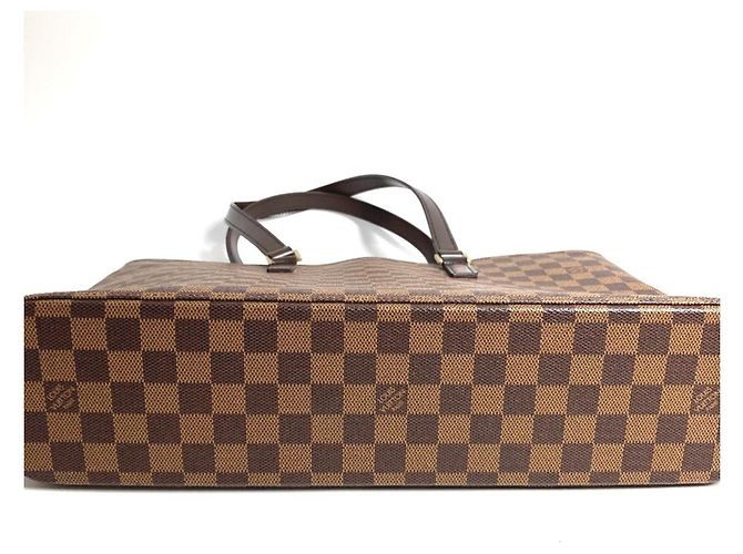 Borsa Tote Louis Vuitton Damier Luco Marrone Damier ebene - vista 5