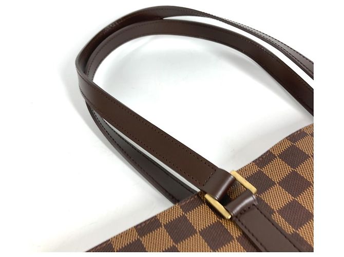Borsa Tote Louis Vuitton Damier Luco Marrone Damier ebene - vista 9