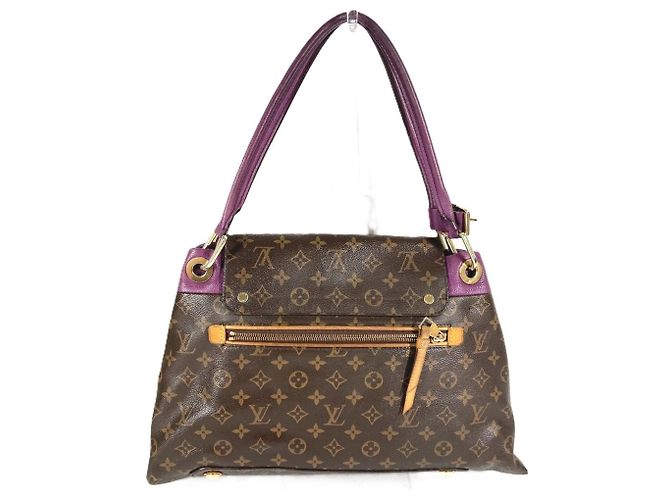 Borsa Tote Louis Vuitton Monogram Olympe Marrone Porpora Monogramma - vista 2