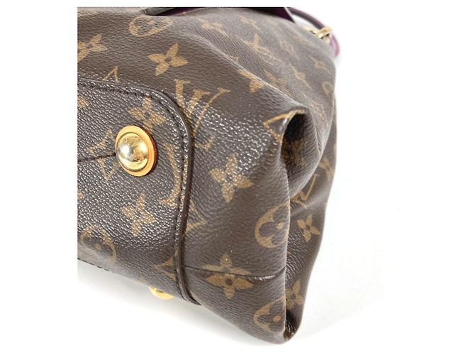 Borsa Tote Louis Vuitton Monogram Olympe Marrone Porpora Monogramma - vista 7