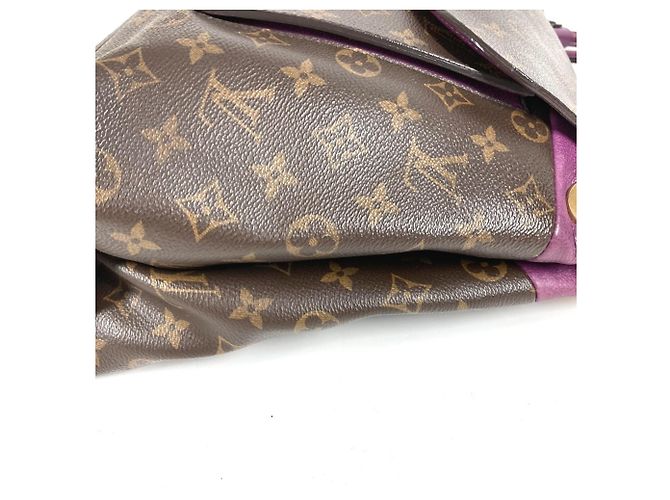 Borsa Tote Louis Vuitton Monogram Olympe Marrone Porpora Monogramma - vista 8