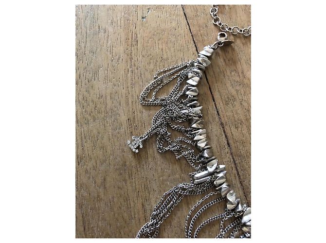 Chanel Collana Autunno-Inverno 2010 Agata e Perle Nero Beige Grigio Marrone chiaro Silver hardware - vista 14