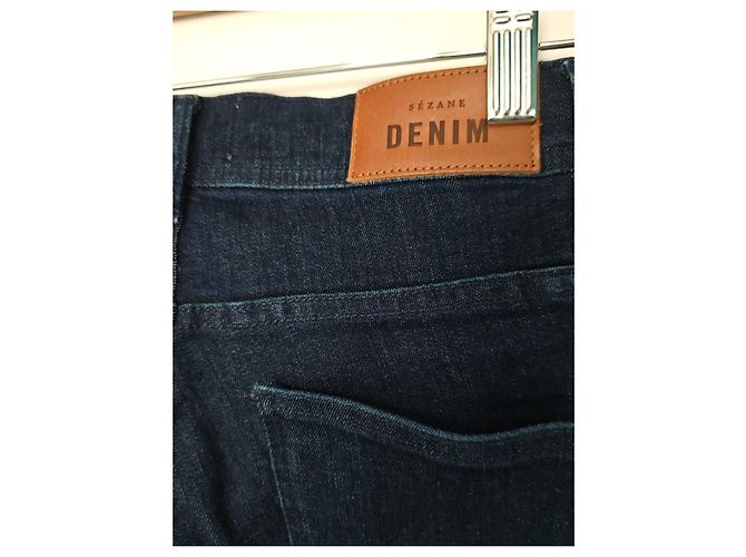 SéZane Vaqueros Slim en denim azul oscuro - vista 10