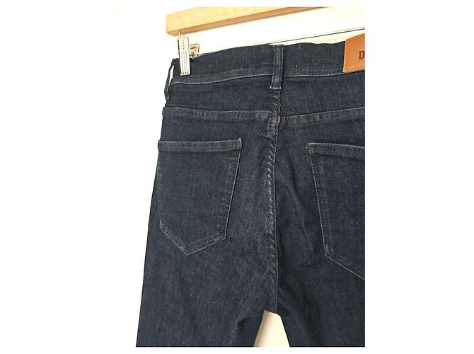 SéZane Vaqueros Slim en denim azul oscuro - vista 11