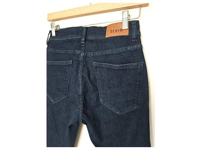 SéZane Vaqueros Slim en denim azul oscuro - vista 13