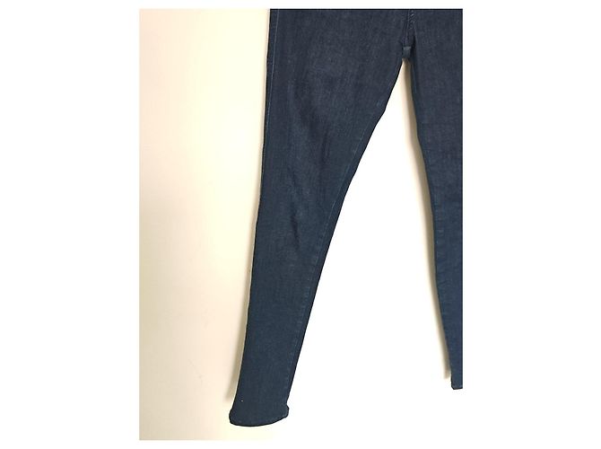 SéZane Vaqueros Slim en denim azul oscuro - vista 3