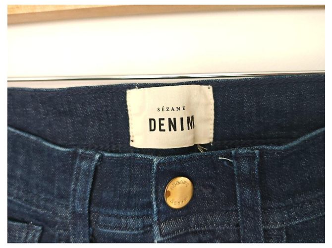 SéZane Vaqueros Slim en denim azul oscuro - vista 8