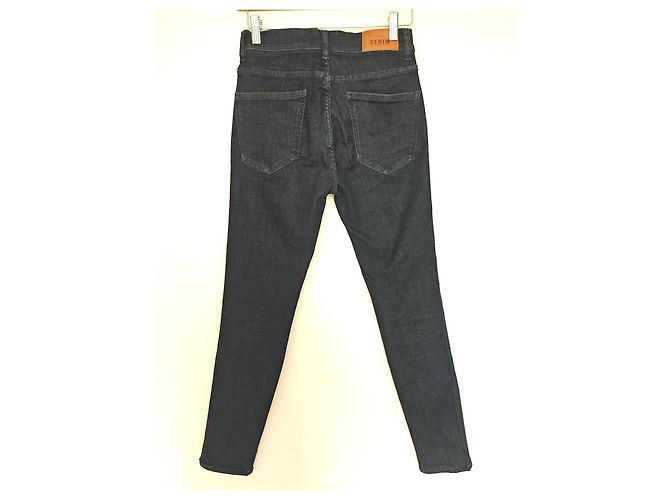 SéZane Vaqueros Slim en denim azul oscuro - vista 9
