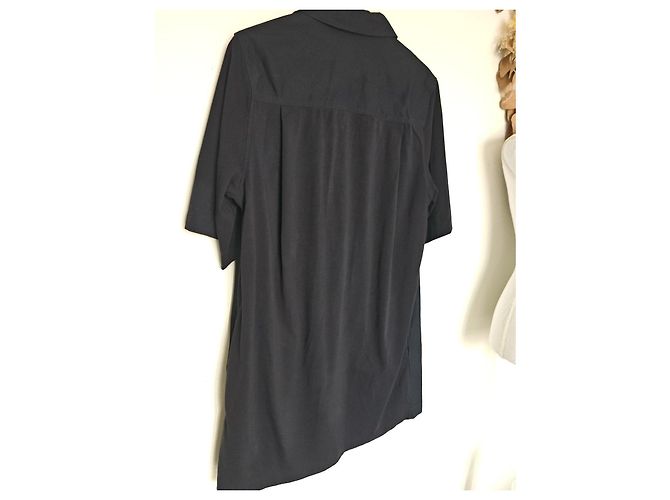COS Schwarzes Hemdkleid mit Gürtel - Ansicht 13
