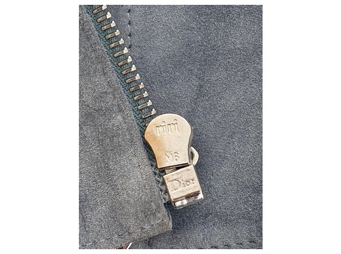 Christian Dior Wildlederjacke in Grau - Ansicht 5