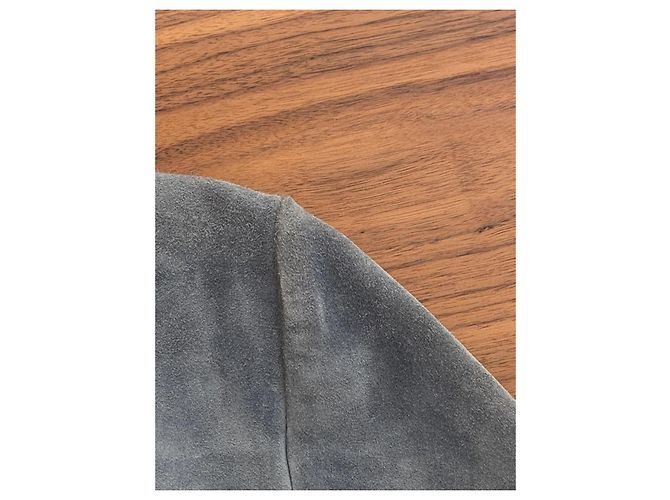 Christian Dior Wildlederjacke in Grau - Ansicht 9