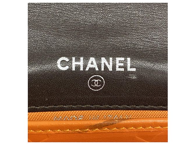 Portafoglio Chanel Cambon in agnello marrone scuro - vista 4