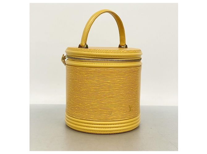 Borsa Louis Vuitton Epi Cannes Giallo - vista 2