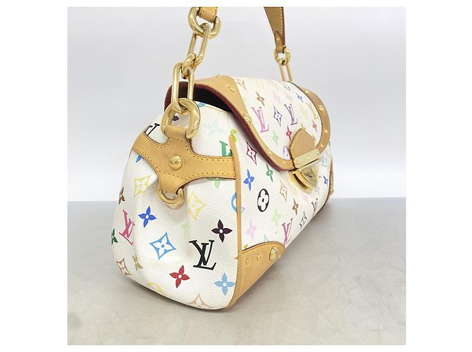 Borsa a spalla Louis Vuitton Monogram Multicolor Beverly MM Bianco - vista 2