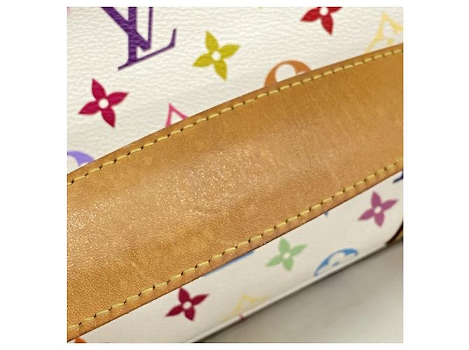 Borsa a spalla Louis Vuitton Monogram Multicolor Beverly MM Bianco - vista 9