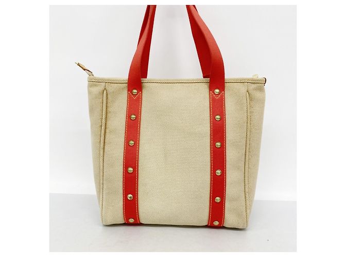 Borsa Tote Louis Vuitton Antigua Cabas MM Beige - vista 10