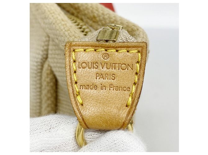 Borsa Tote Louis Vuitton Antigua Cabas MM Beige - vista 5