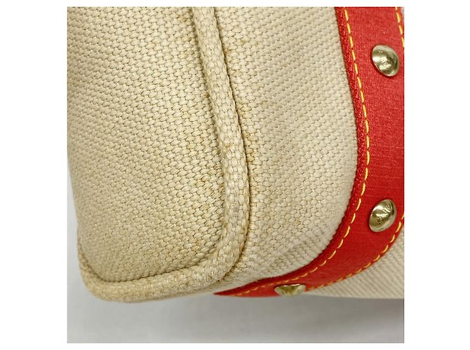 Borsa Tote Louis Vuitton Antigua Cabas MM Beige - vista 7