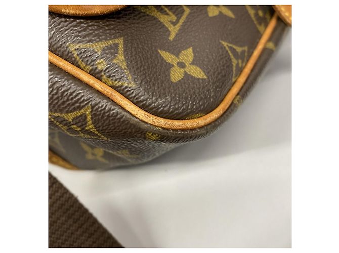 Borsa a tracolla Louis Vuitton Monogram Gibeciere GM Marrone - vista 7