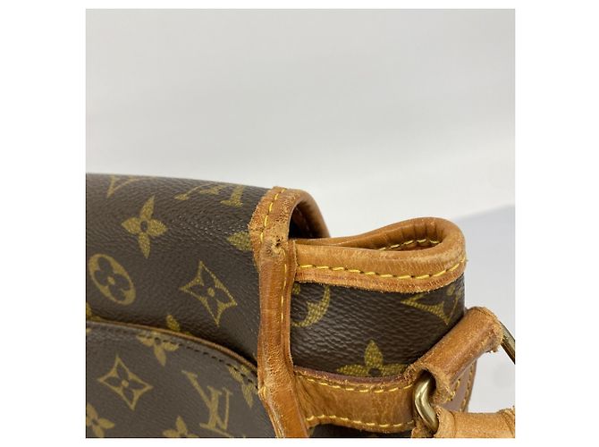 Borsa a tracolla Louis Vuitton Monogram Gibeciere GM Marrone - vista 8