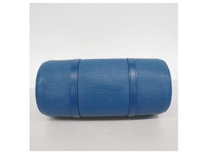 Borsa Louis Vuitton Epi Soufflot Blu - vista 3