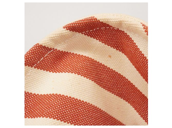 Hermès Borsa Tote Hermes Cannes PM Bianco Rosso - vista 9